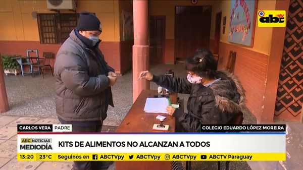 Kits de alimentos no alcanzan a todos - ABC Noticias - ABC Color