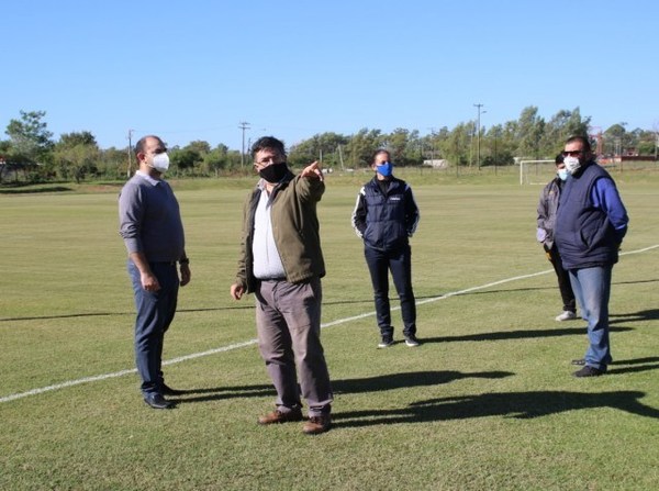 Verifican sede del Club Guaraní apuntando al retorno seguro del fútbol