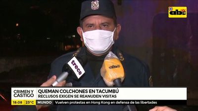 Reclusos queman colchones en Tacumbú - ABC Noticias - ABC Color