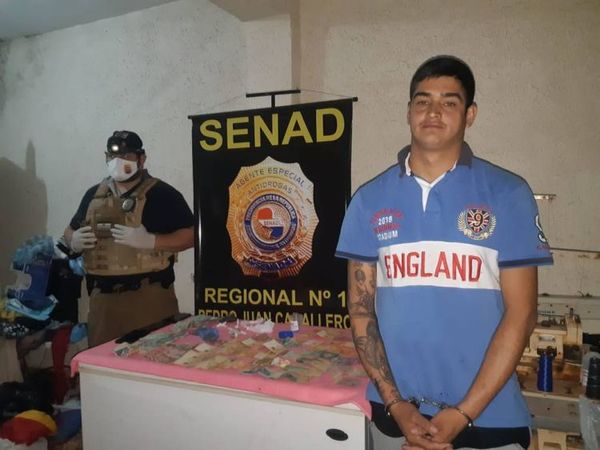 Joven hacía delivery de cocaína y marihuana