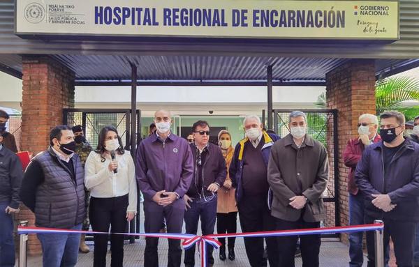 Gobierno Nacional inaugura mejoras en Hospital Regional de Encarnación y en Cnel. Bogado