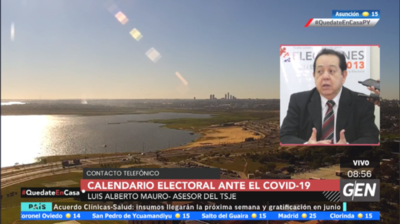 HOY / Luis Alberto Mauro, asesor de la Justicia Electoral, sobre calendario electoral ante el Covid-19