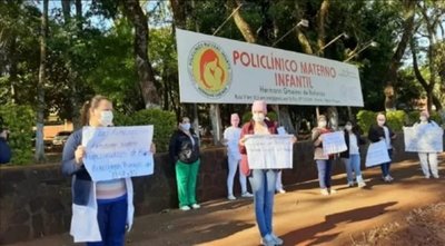 Enfermeros del Materno-Infantil de Hohenau reclaman salario digno | Noticias Paraguay