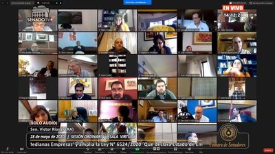 Sapy’aitepe sarambi ojapo hikuái: Llano quedó fuera de la sesión online y así reaccionaron los senadores - Megacadena — Últimas Noticias de Paraguay