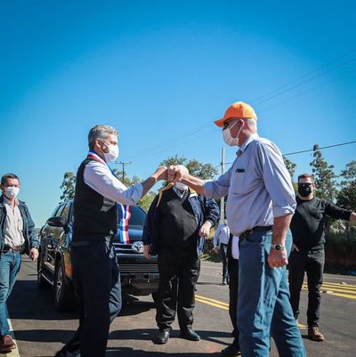 Gobierno inaugura rutas de G. 64.216 millones en Itapúa - Nacionales - ABC Color