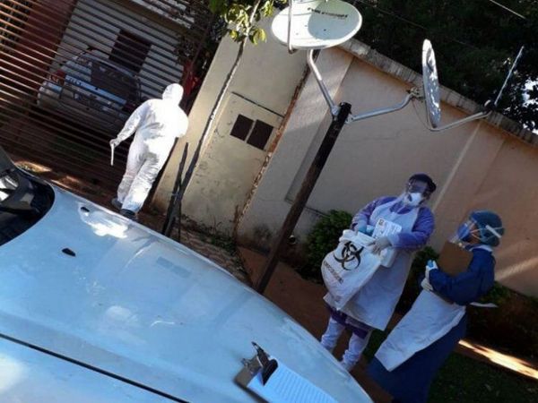 Coronavirus: Ministerio de Salud interviene vivienda en barrio Mariscal Estigarribia