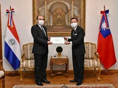 Nuevo embajador de Taiwán ante Paraguay presentó sus cartas credenciales
