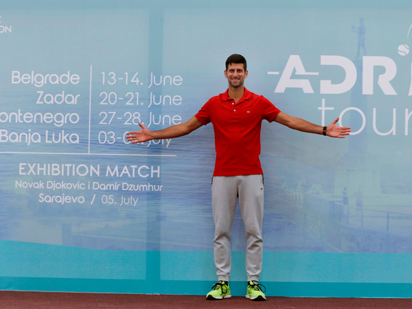 Djokovic volverá a las canchas con su propio torneo