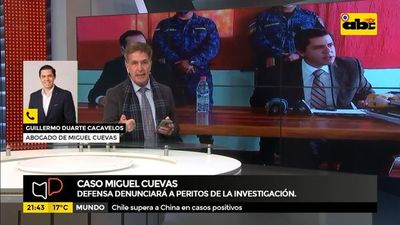 Defensa de cuevas denuncia a peritos de investigación - Mesa de Periodistas - ABC Color