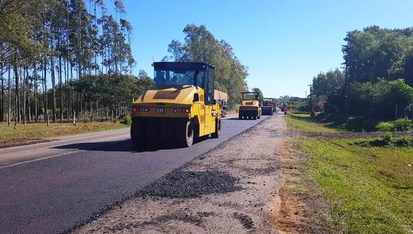 MOPC mejora ruta Paraguarí – Villarrica • Luque Noticias
