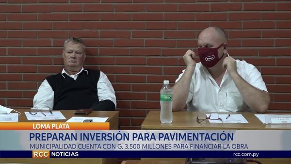 INVERTIRÁN UNOS 3.500 MILLONES DE GUARANÍES EN PAVIMENTACIÓN DE CALLES EN LOMA PLATA