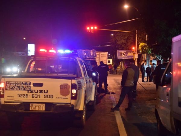 Hombre muere tras ser embestido por un camión en Capiatá