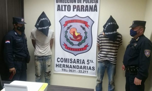 Hermanos detenidos tras intento de abigeato