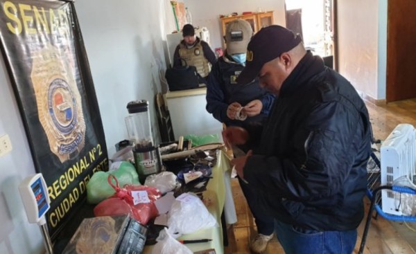 Laboratorio de cocaína es desmantelado tras allanamiento en CDE