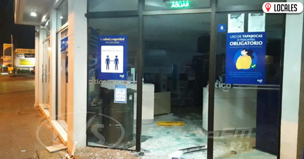 Malvivientes robaron celulares del interior de un local de TIGO en Encarnación