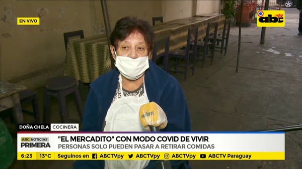 “El Mercadito”, con modo covid de vivir - ABC Noticias - ABC Color