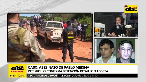 Caso asesinato de Pablo Medina: detienen a Wilson Acosta, supuesto autor material - ABC Noticias - ABC Color