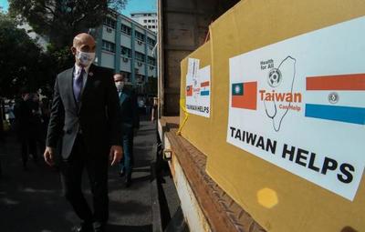 Taiwán entrega importante donación de insumos sanitarios a Paraguay
