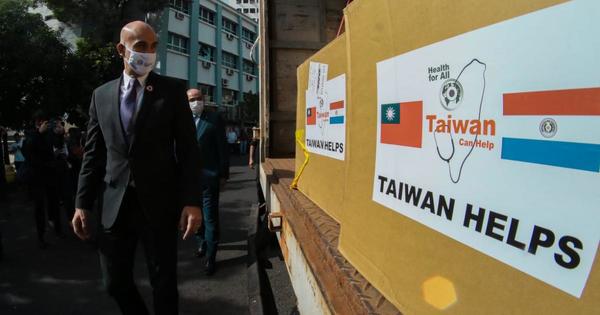 Taiwán entrega importante donación de insumos sanitarios a Paraguay