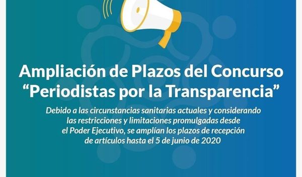 Lanzan “Periodistas por la Transparencia”: un concurso para grandes investigaciones periodísticas contra la corrupción