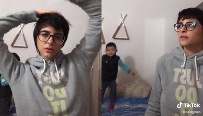 El divertido "Tik-Tok" de Pati Ginzo y su hijo - Teleshow