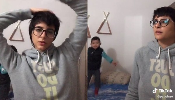 El divertido "Tik-Tok" de Pati Ginzo y su hijo - Teleshow