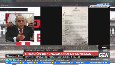 HOY / Diputado Basilio Núñez, sobre el proyecto para que personales del Consejo pasen a Salud Pública