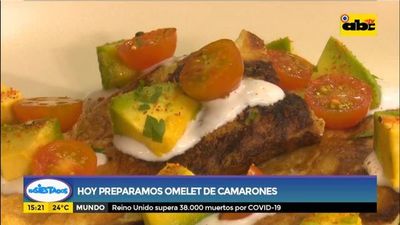 Hoy preparamos omelet de camarones - Ensiestados - ABC Color