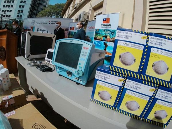 Taiwán realiza más donación de equipamientos e insumos médicos al país