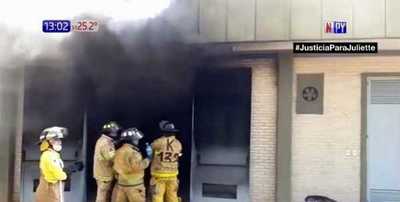 Subestática arde en Santa Rosa del Aguaray | Noticias Paraguay