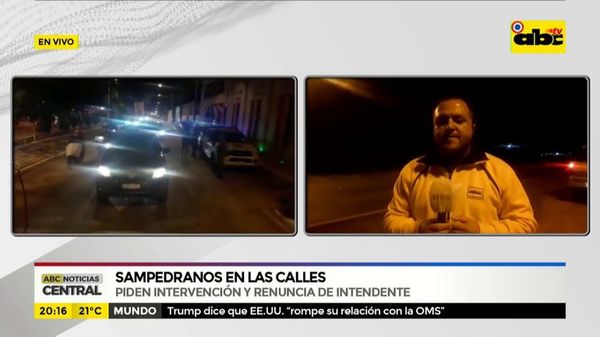 Sanpedranos piden intervención y renuncia del intendente - ABC Noticias - ABC Color