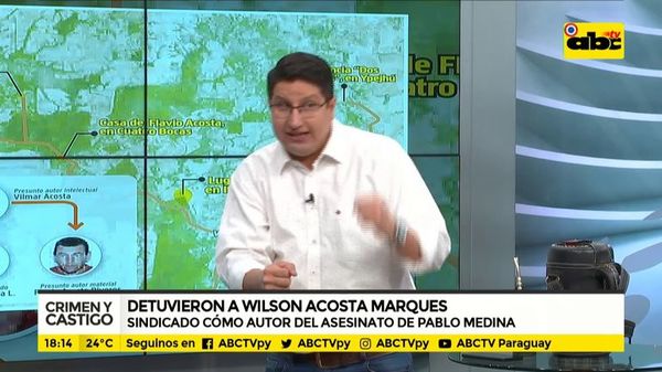 Detienen a Wilson Acosta Marques - Crimen y castigo - ABC Color