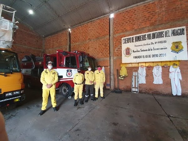 BOMBEROS DE COREA DONAN AUTOBOMBA PARA C.B.V.P. DE ENCARNACIÓN