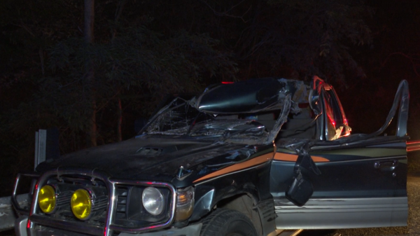 Grave accidente en el cerro de Caacupé