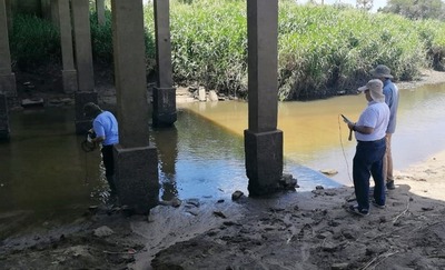Arroyo Caañabé: intendentes informan mejoramiento de las aguas