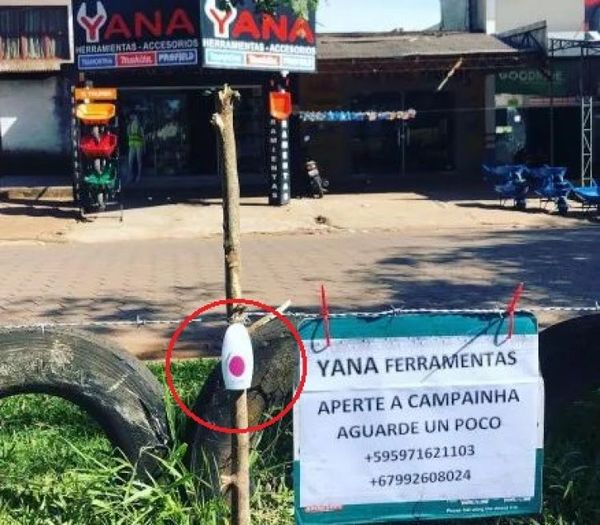 Colocan timbre en la linea Internacional para no cruzar la alambrada a realizar compras