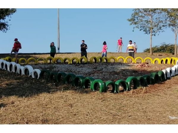 Itapúa: Hermosean plaza para convertirla en parque de salud