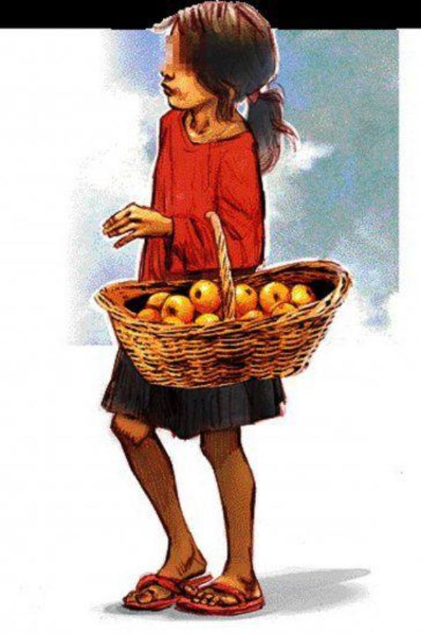 La calle estaba tan fría y ella tuvo que salir a vender sus mandarinas – Prensa 5