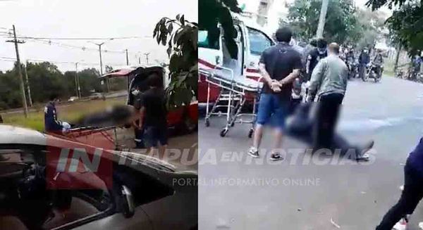 DOS LESIONADOS TRAS ACCIDENTE EN MOTOCICLETA EN ARROYO PORÁ