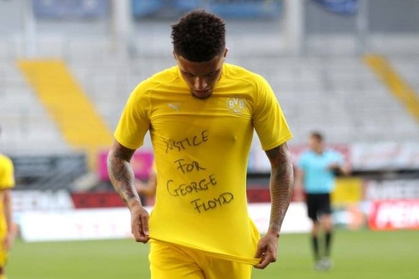 HOY / Jadon Sancho se une a las protestas por la muerte de George Floyd