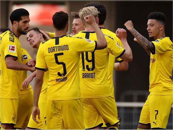El Dortmund, a falta de Haaland, recupera la mejor versión de Sancho