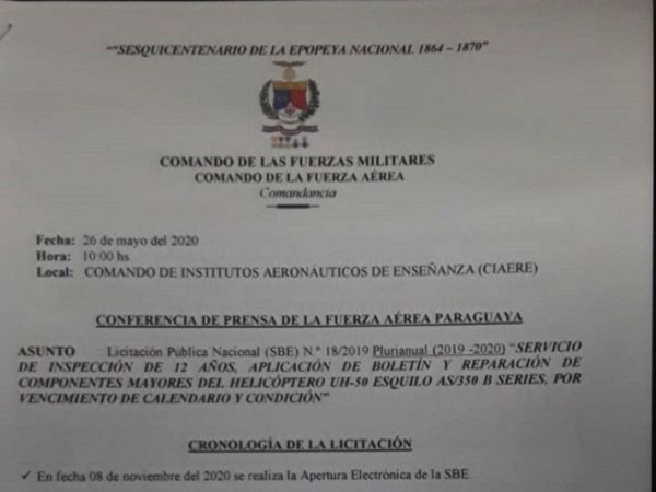 FAP no despeja dudas sobre cuestionada adjudicación