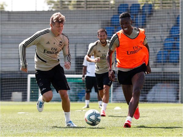 El Real Madrid vuelve a entrenar en equipo 81 días después