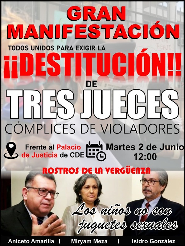 Con manifestación, exigirán destitución de camaristas