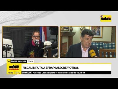 Fiscalía imputó a Efraín Alegre - ABC Noticias - ABC Color