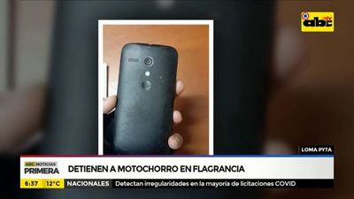 Detienen a motochorro en flagrancia - ABC Noticias - ABC Color