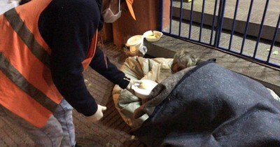 Durante madrugada fría fueron asistidas 54 personas en situación de calle