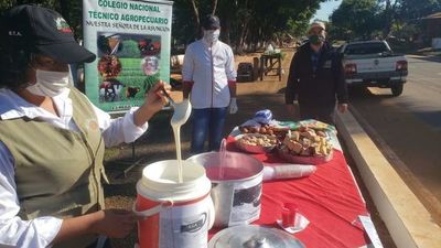 Alumnos suspendieron su colación y con lo recaudado producen alimentos para los necesitados - Nacionales - ABC Color