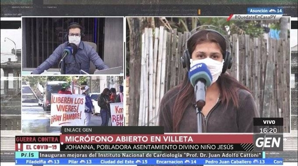 HOY / Micrófono abierto en el Asentamiento “Divino Niño Jesús” de la ciudad de Villeta
