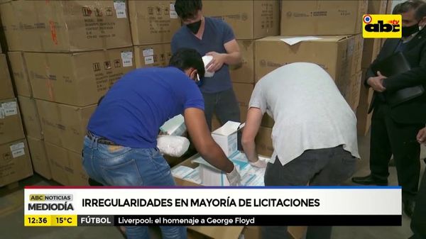 Irregularidades en mayoría de licitaciones - ABC Noticias - ABC Color